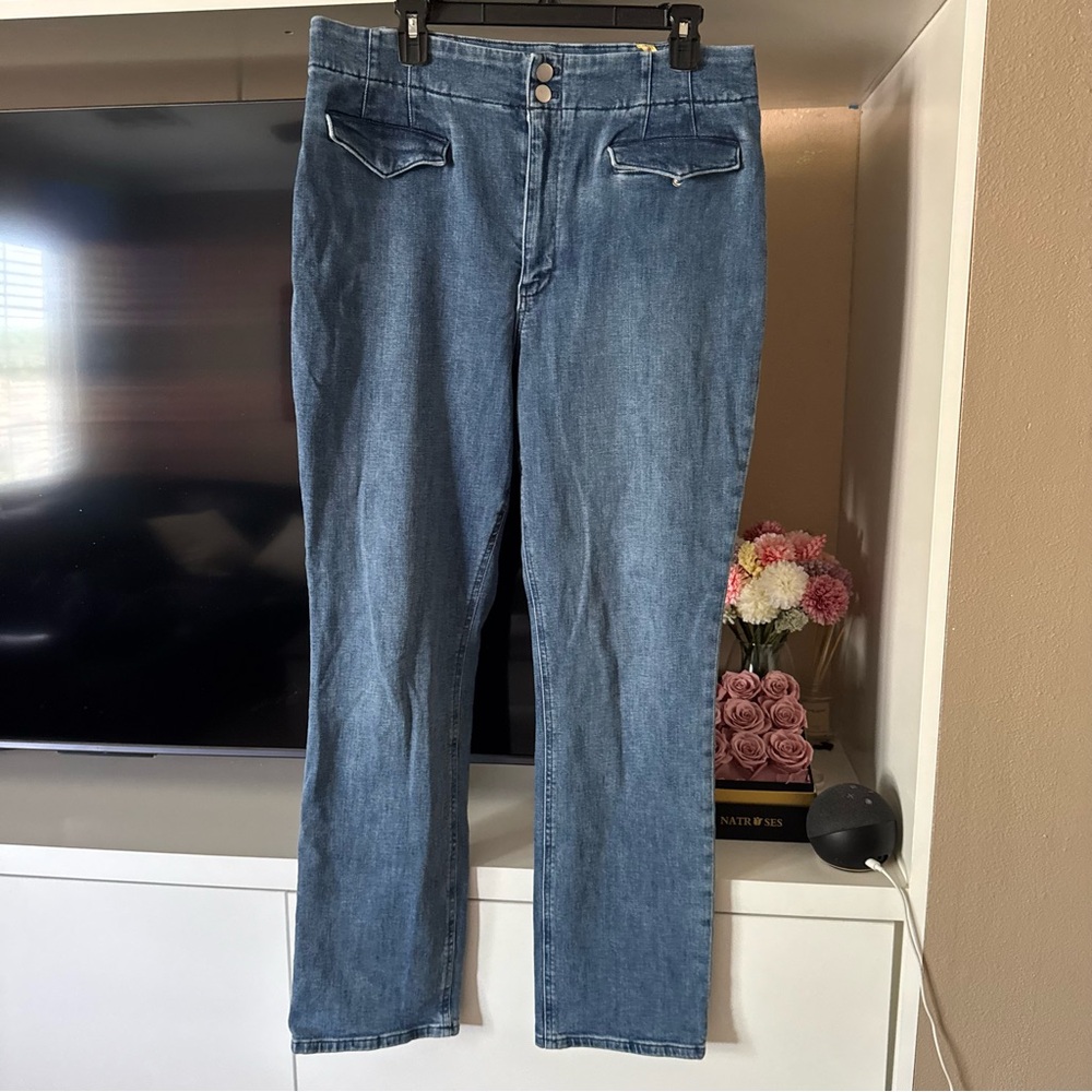 Anthropologie Maeve Bombshell Slim Straight Jeans - Picture 3 of 6